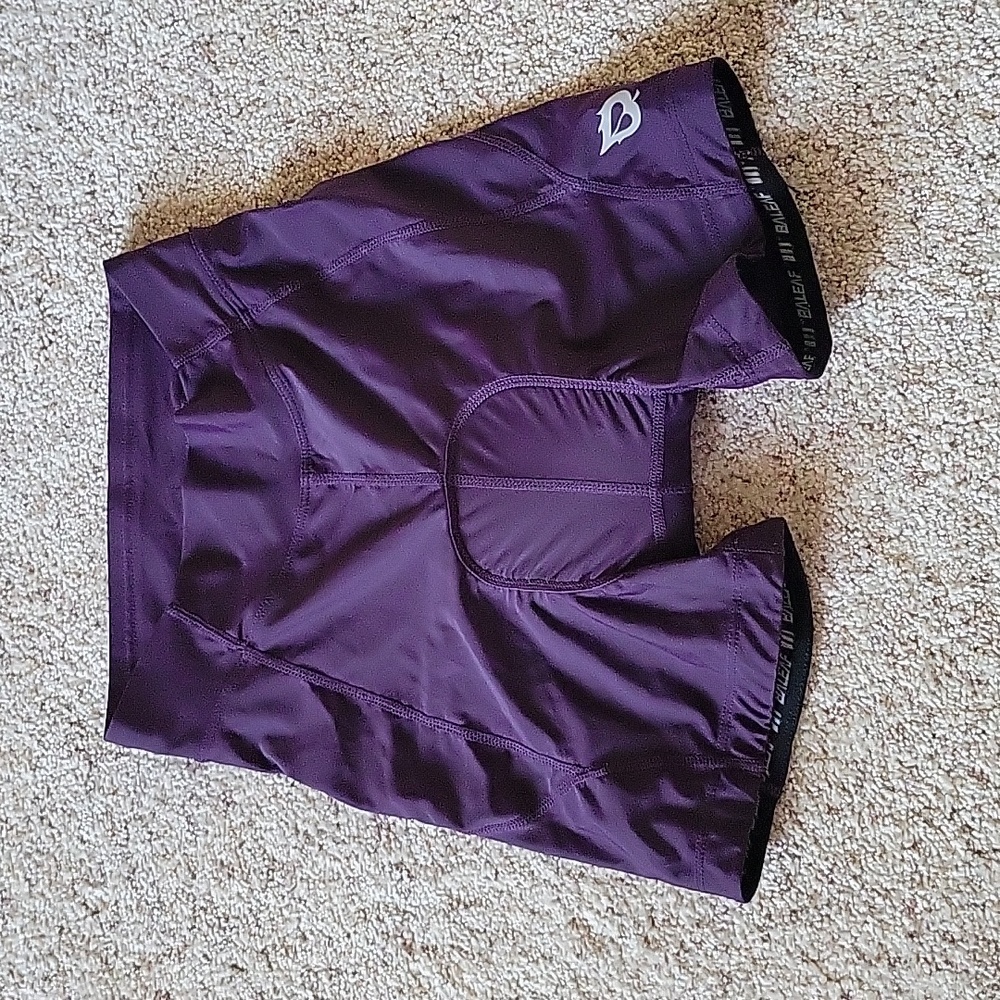 NWOT, Baleaf purple bike shorts, women's small